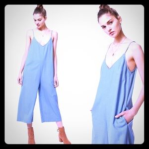Urban Outfitters UO Linen Jumpsuit
